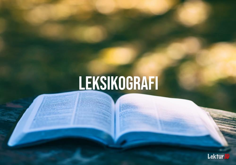 leksikografi